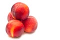 Four peaches Royalty Free Stock Photo