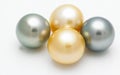Four pearls Royalty Free Stock Photo