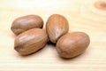 Four pecan nut