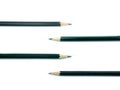 Four pencil on white background Royalty Free Stock Photo