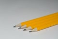 Four pencils isolated