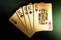 Four poker cards