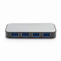 Four-port usb hub designed for efficient connectivity and data transfer Royalty Free Stock Photo