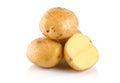 Four potatoes Royalty Free Stock Photo