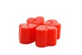 Four red candles Royalty Free Stock Photo