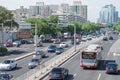 Crossroads traffic of beijing