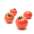 Four ripe red tomatoes Royalty Free Stock Photo