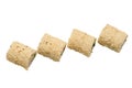 Four roll with sesame top view