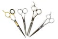 Four scissors Royalty Free Stock Photo