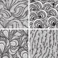 Four seamless funky patterns