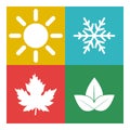 Four seasons, season icon