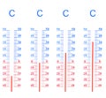 Four seasons temperatures