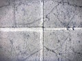 Four Sections of Cracked Cement Wall Background Royalty Free Stock Photo