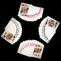 Four sets of poker playing cards. Royalty Free Stock Photo