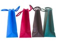 Four shopping bags Royalty Free Stock Photo