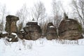 Four sisters rock Royalty Free Stock Photo