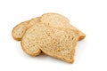 Four slices of bread Royalty Free Stock Photo