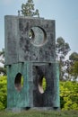 Four-Square Walk Through statue, Norton Simon art museum, Pasadena, CA, USA