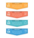 Four Steps Infographics