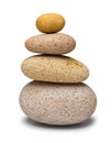 Four Stone Stack Balancing Rocks Royalty Free Stock Photo