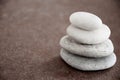 Four stones with brown backgorund