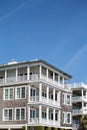 Four Story Beach Homes with Wood Siding