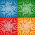 Four swirl patterns