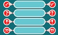 Four text boxes width check box, exclamation mark, question mark