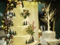 A Four Tier Snowman Cake