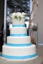 Four tiered wedding cake Royalty Free Stock Photo