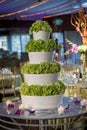 Four Tiered Wedding Cake Royalty Free Stock Photo