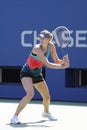 Four times Grand Slam champion Maria Sharapova practices for US Open at Arthur Ashe Stadium