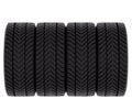 Four Tires Royalty Free Stock Photo