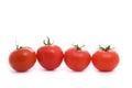 Four tomatoes Royalty Free Stock Photo