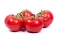 Four tomatoes on a branch Royalty Free Stock Photo