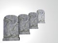 Four Tombstones