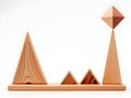 Four Triangles, wooden toys, for children, eco-friendly, handmade, Montessori, for children\'s development