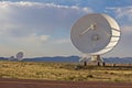 Four of the Very Large Array Dishes Royalty Free Stock Photo