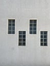 Four wall windows compositions Royalty Free Stock Photo