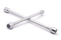 Four way cross wrench or lug wrench