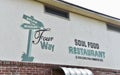 Four Way Soul Food Restaurant Established 1946, Memphis, TN Royalty Free Stock Photo