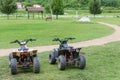 Four wheel drive. All terrain vehicle Royalty Free Stock Photo