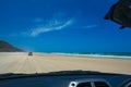 Four Wheel Driving at Double Island Point, Queensland Royalty Free Stock Photo