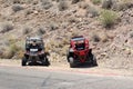 Four wheeler 4x4 in desert Royalty Free Stock Photo
