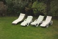 Chaise Lounges Royalty Free Stock Photo