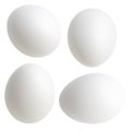 Four White Eggs