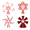 Four Windmill icons