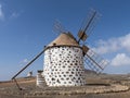 Four wing round windmill on the Canary Island.