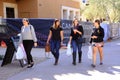 Four women shoppers in Fashion Square, Scottsdale AZ