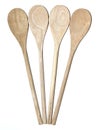 Four Wooden Spoons